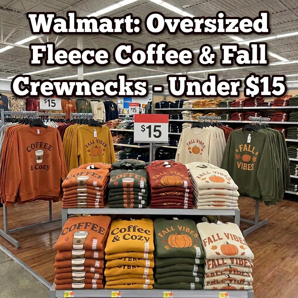 Best Choice Facebook ad: Oversized Fleece Coffee Crewnecks Under $15