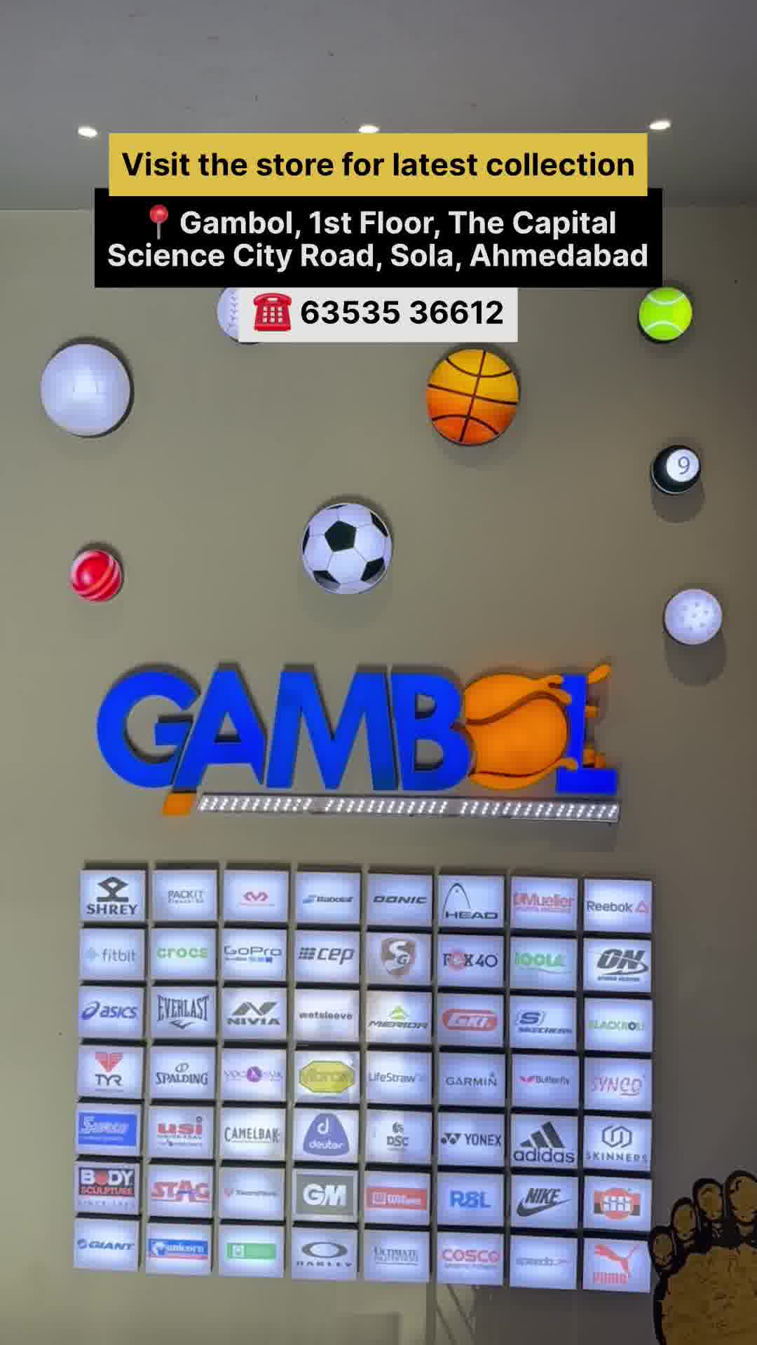 Gambol Facebook ad: Gambol - Premium Sports Equipment Store