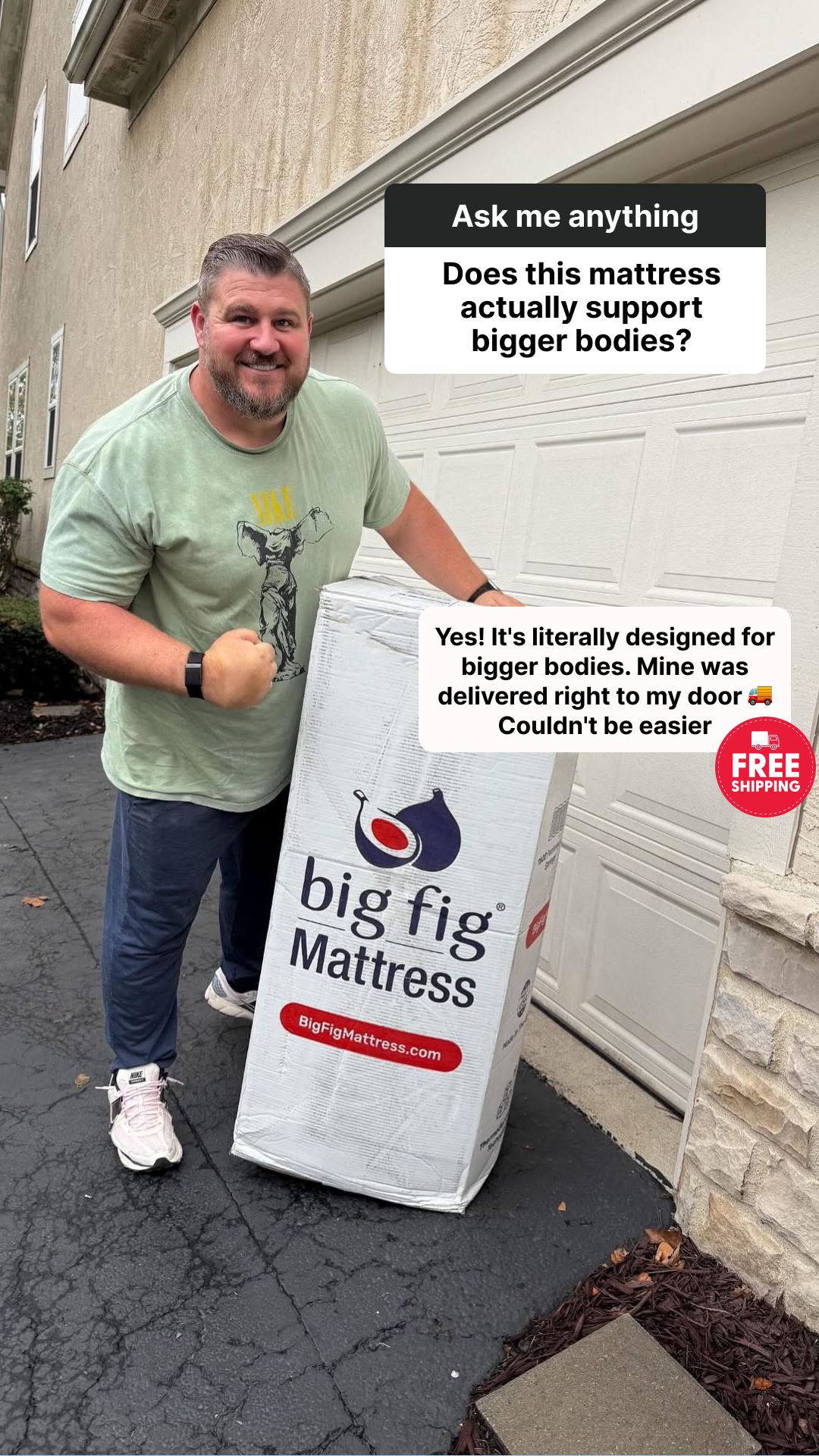 Big Fig Mattress Facebook ad