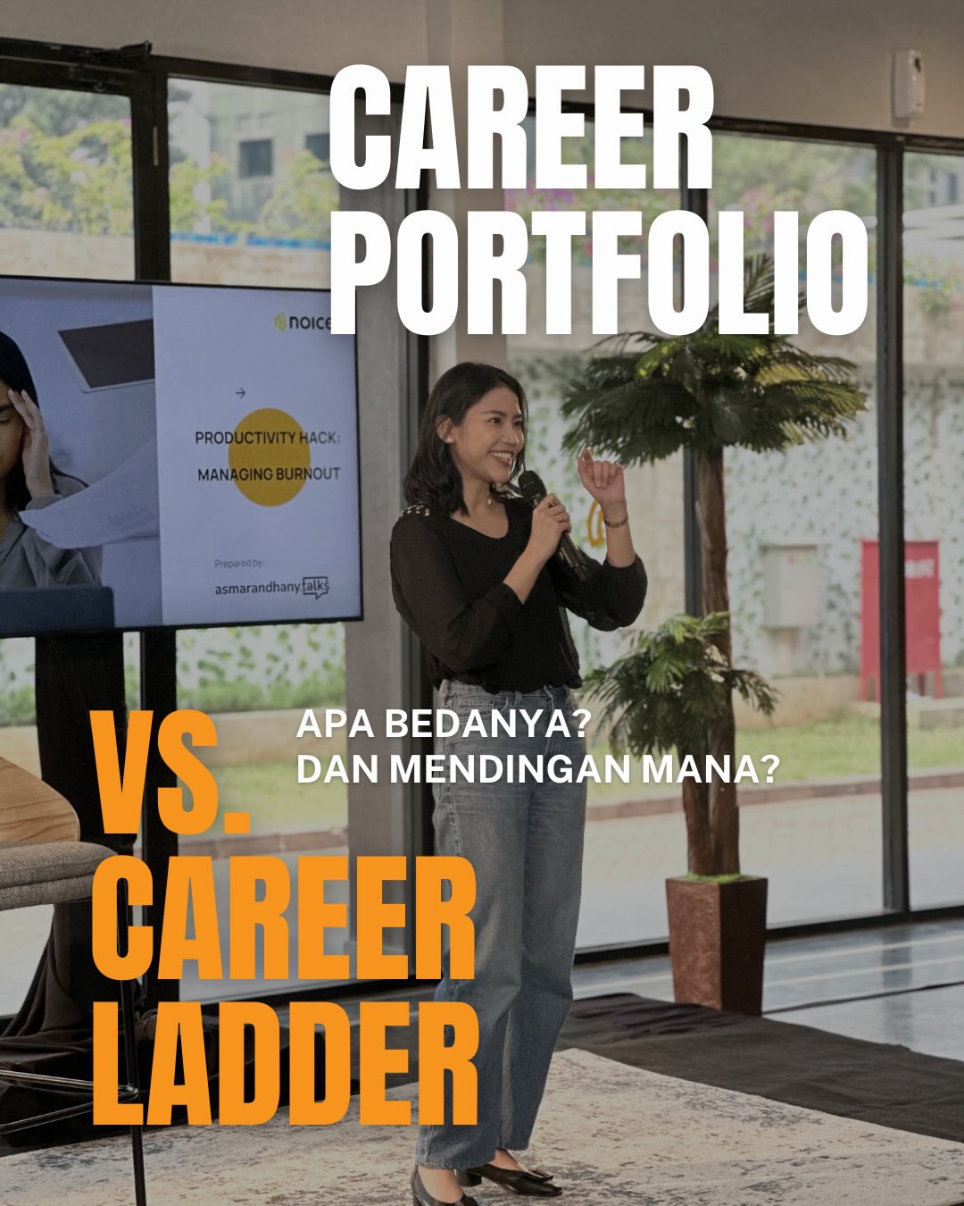 Asmarandhany Talk Facebook ad: Career portfolio vs.