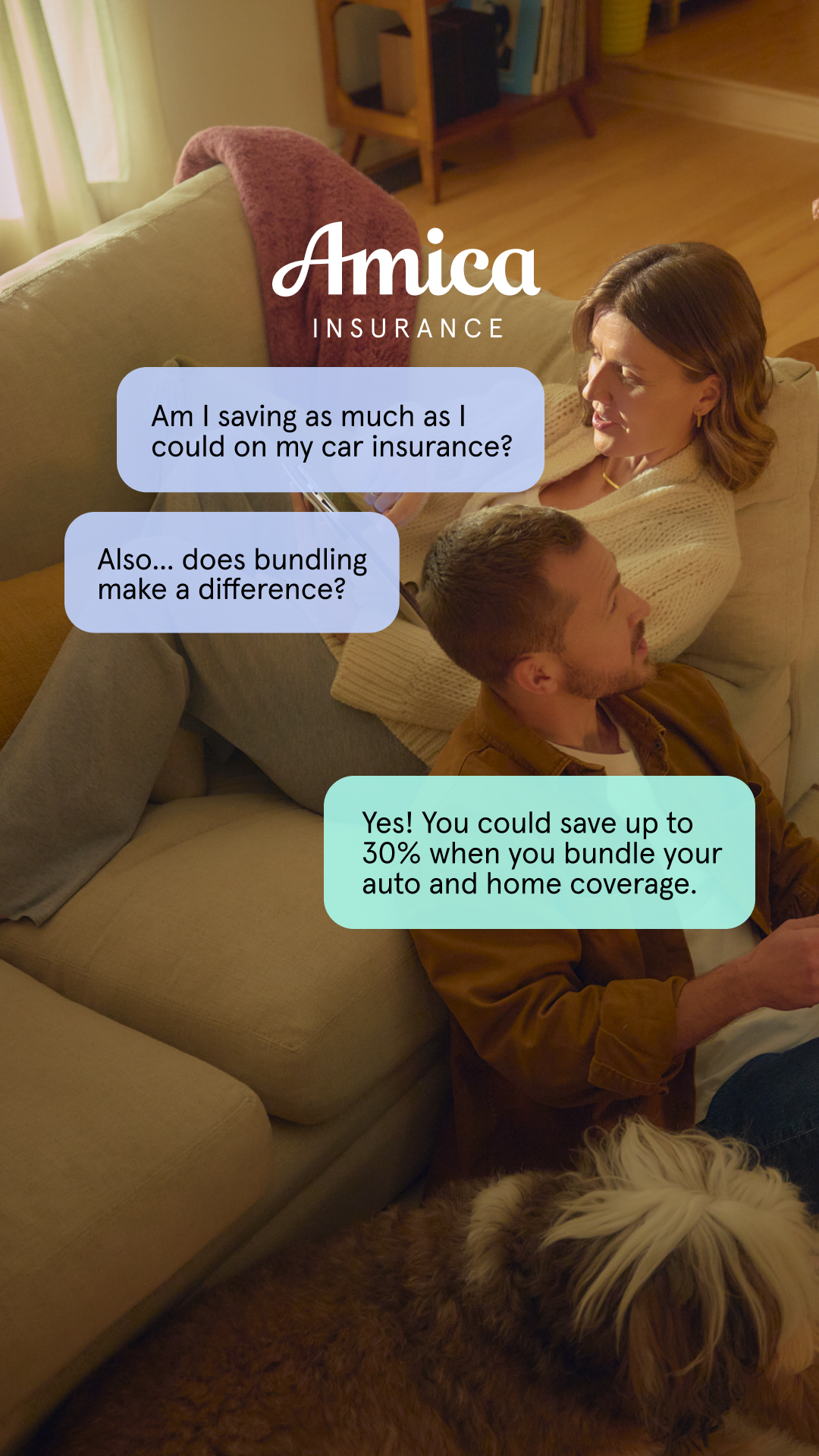 Amica Insurance Facebook ad