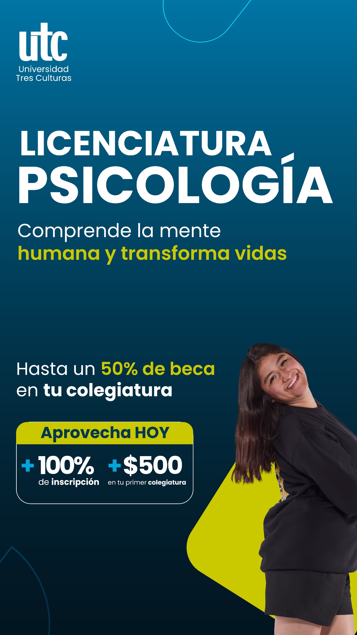 Universidad Tres Culturas - UTC Facebook ad