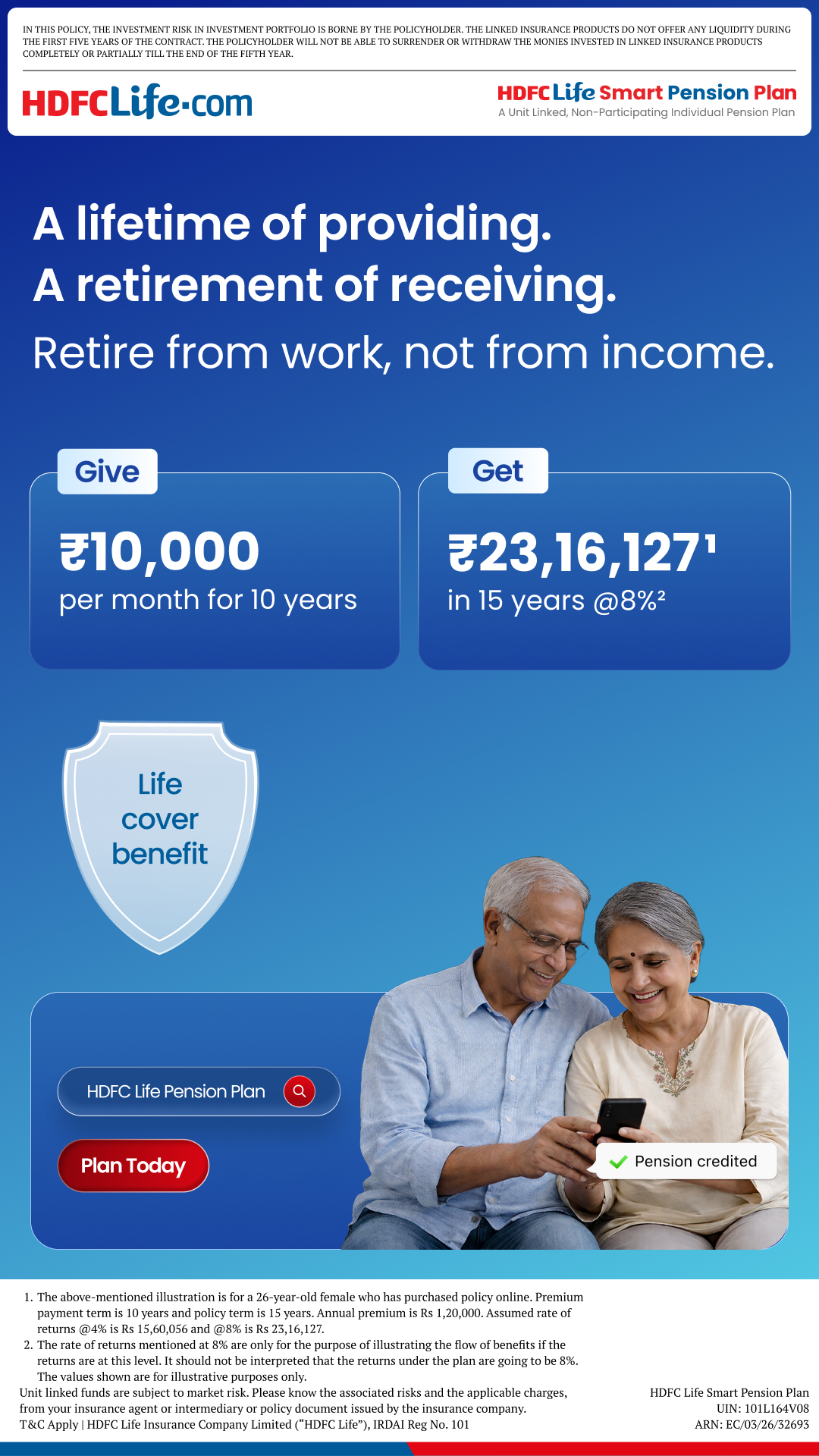 HDFC Life Facebook ad