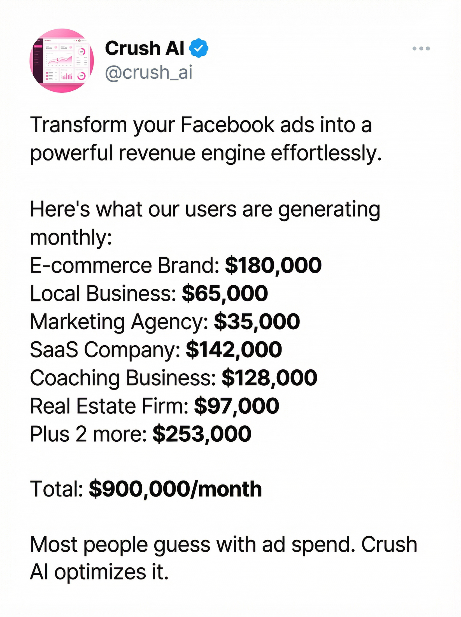 trycrush.ai Facebook ad