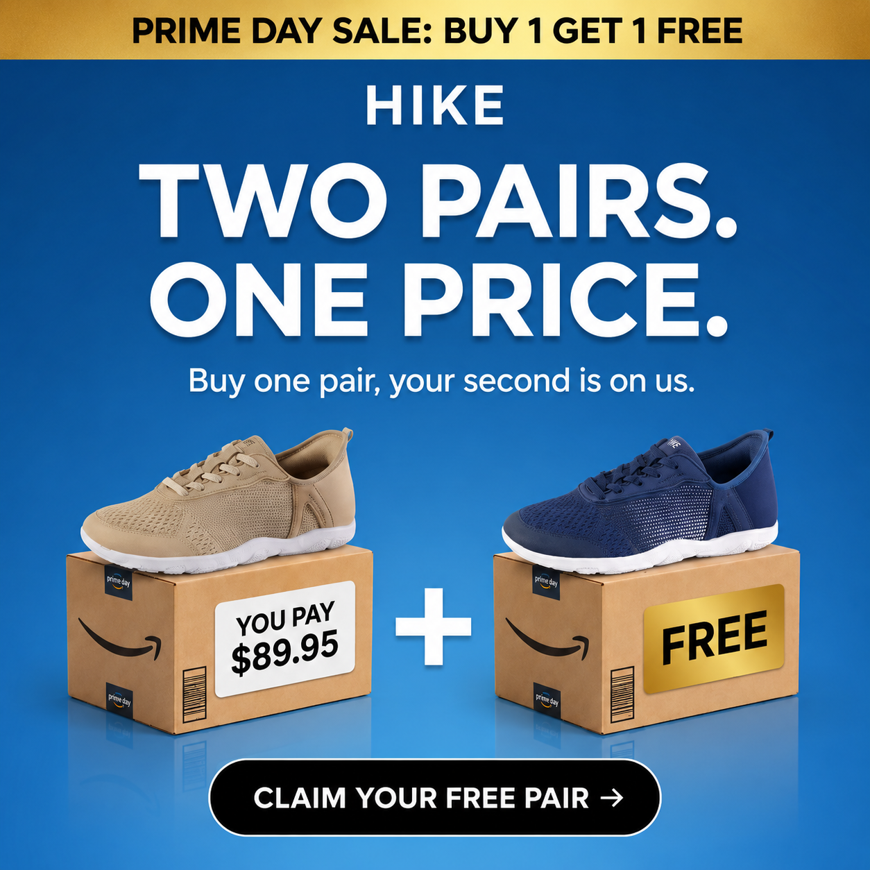 HIKE Footwear Facebook ad