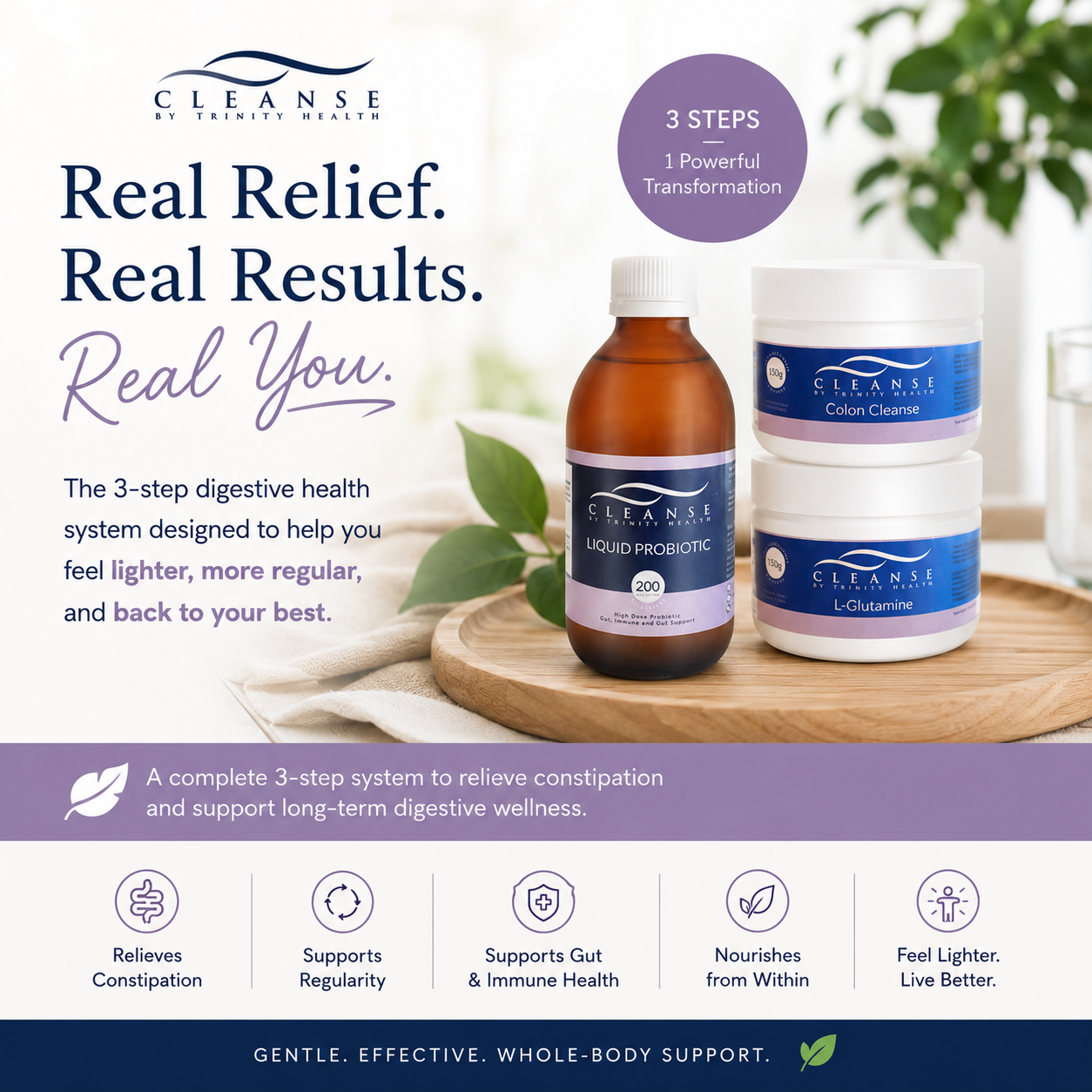Cleanse Colonics Facebook ad: Claim Your Digestive Support Kit