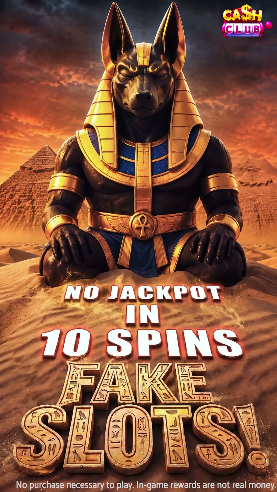 Cash Club Casino - Free Slots Games Facebook ad: Get Your Huge Free Coins Now!