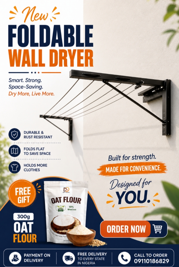 Smart Home Essentials Facebook ad: Enjoy More Drying Space.