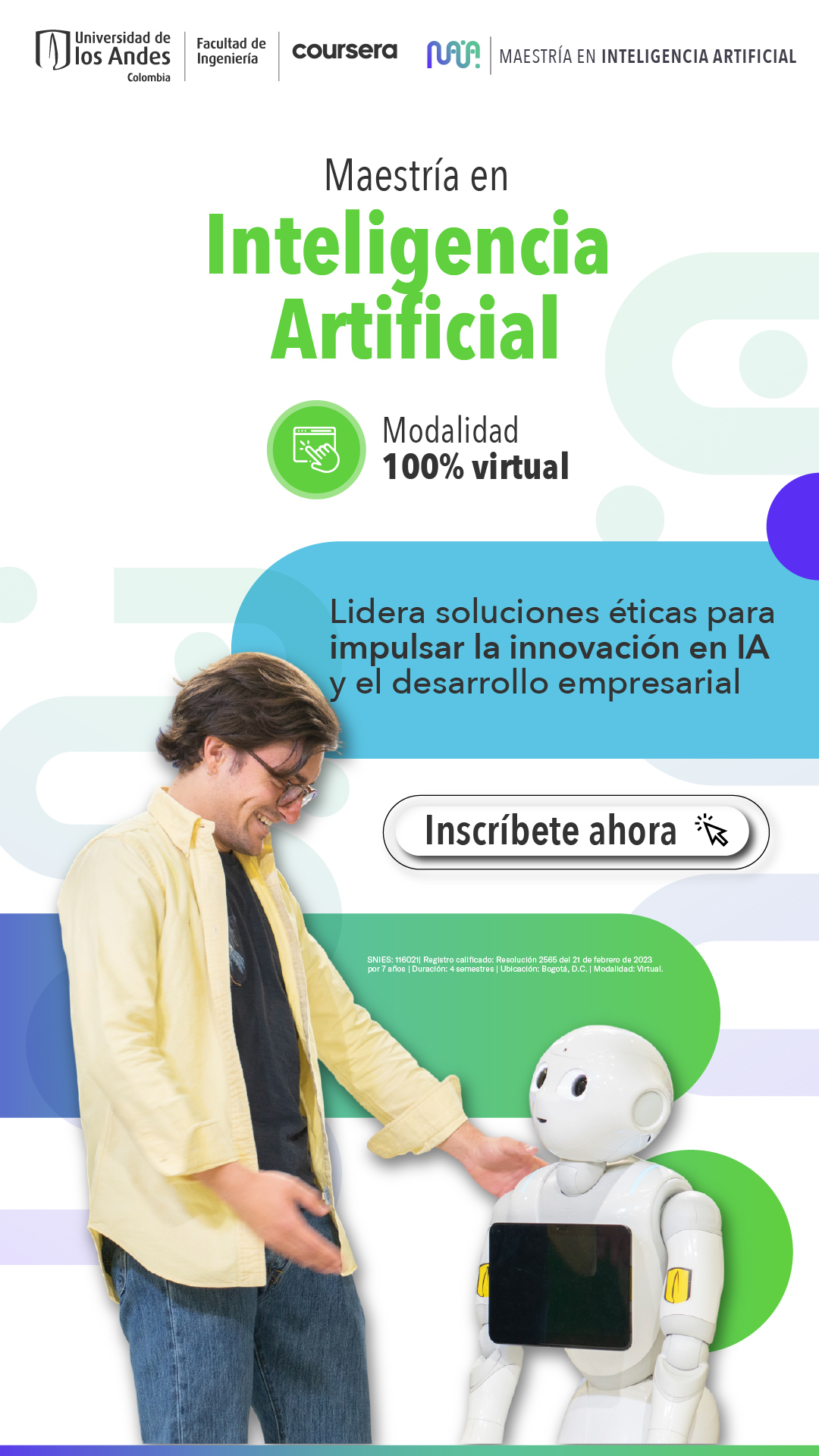 Departamento de Ingeniería de Sistemas y Computación Uniandes Facebook ad from Jan 21, 2026