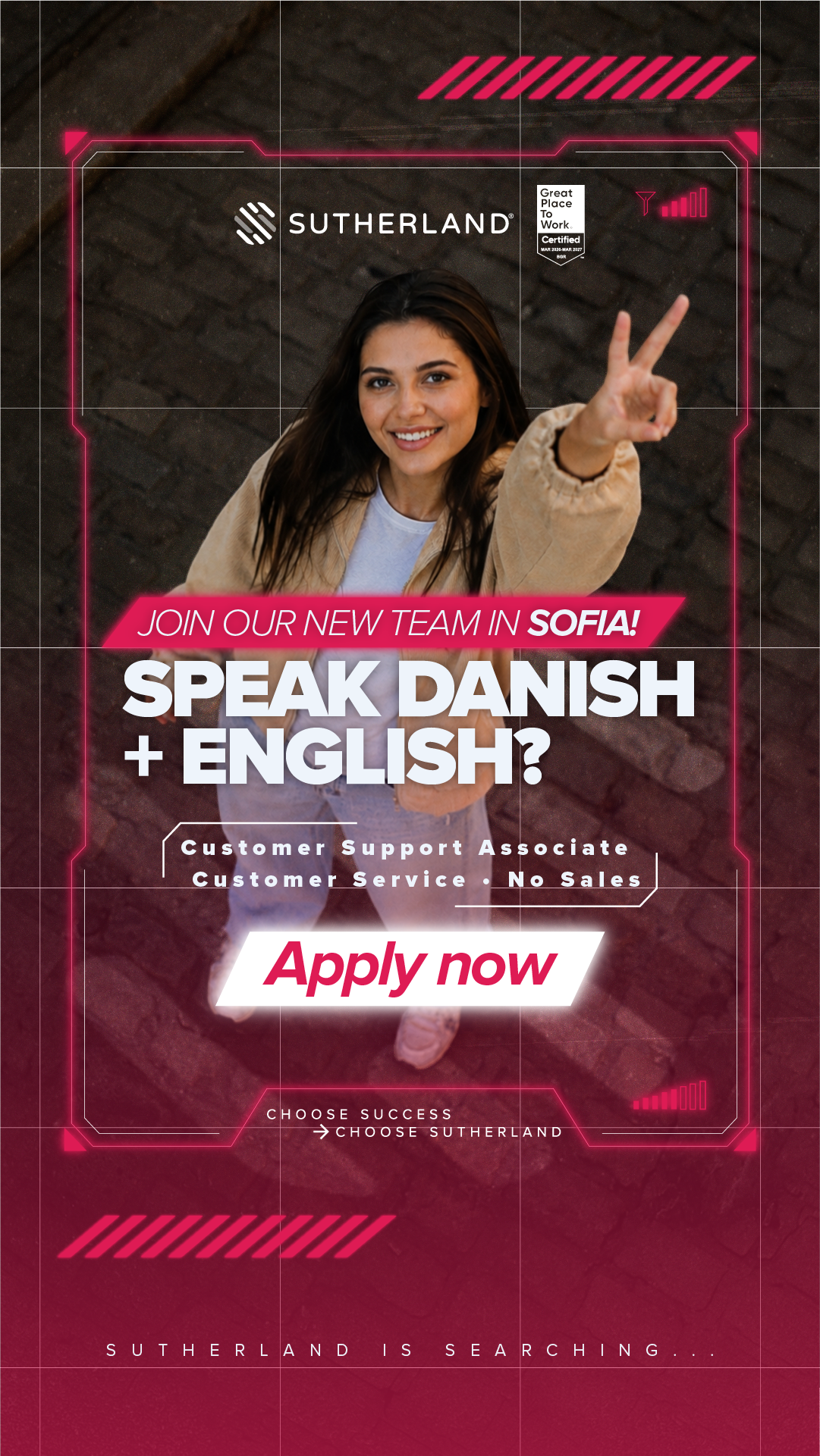 Sutherland Bulgaria Facebook ad