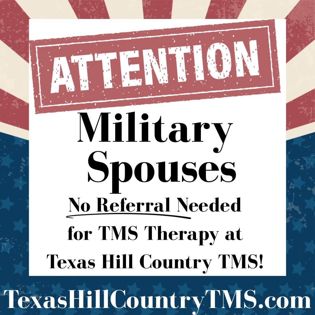 Texas Hill Country TMS Facebook ad: Transform Your Brain with TMS Therapy!