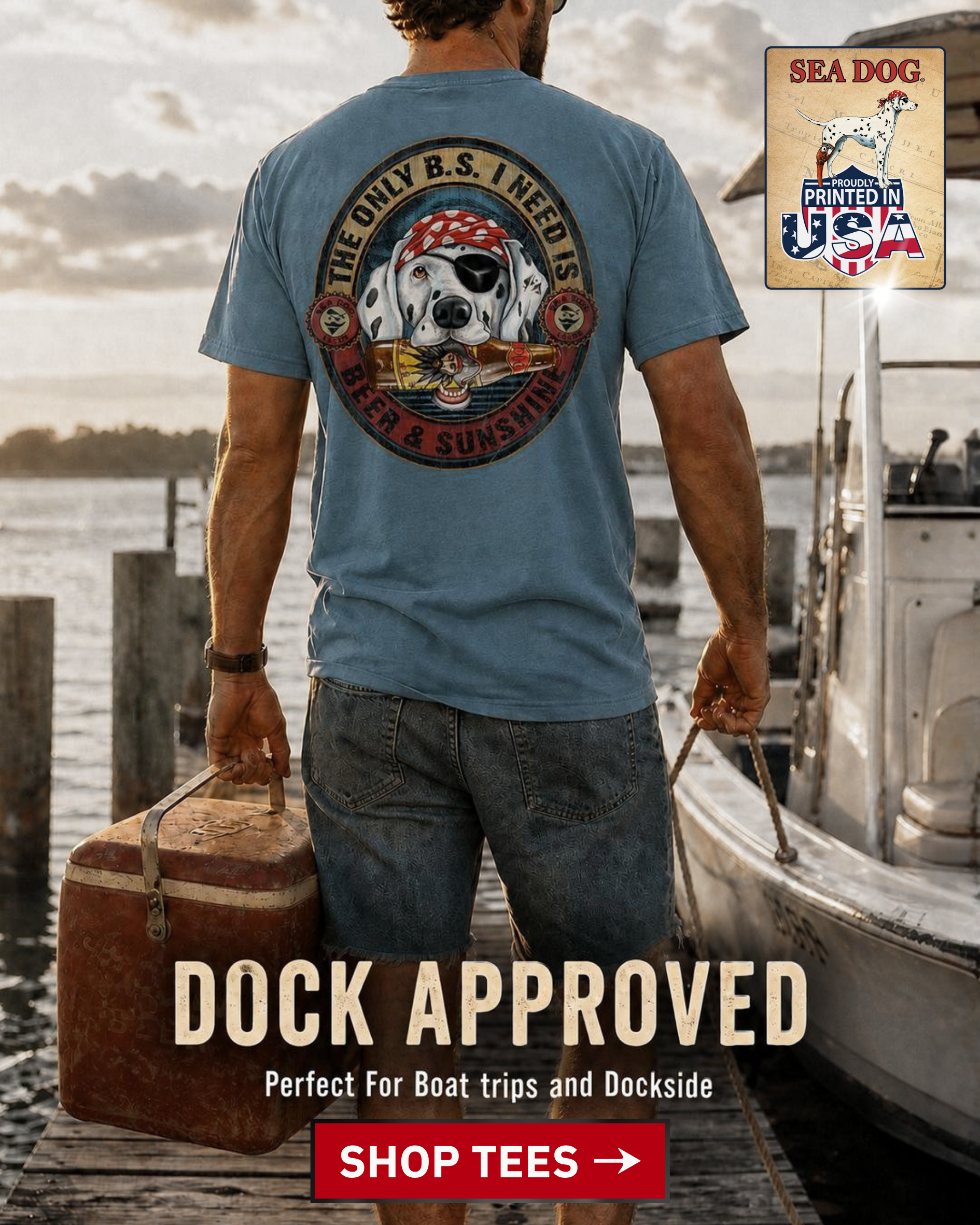 Sea Dog T-Shirts Facebook ad