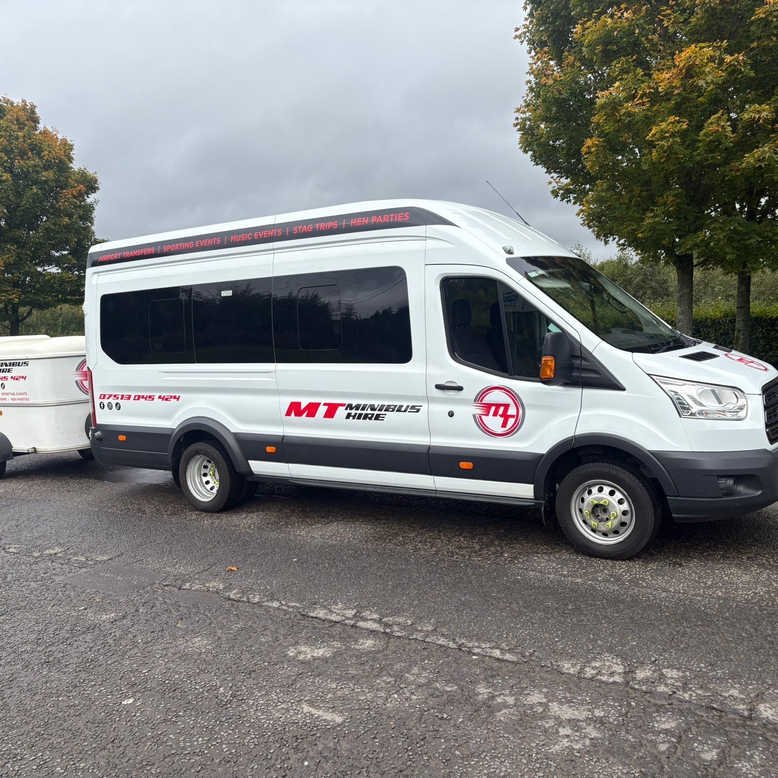 MT Minibus Hire Facebook ad