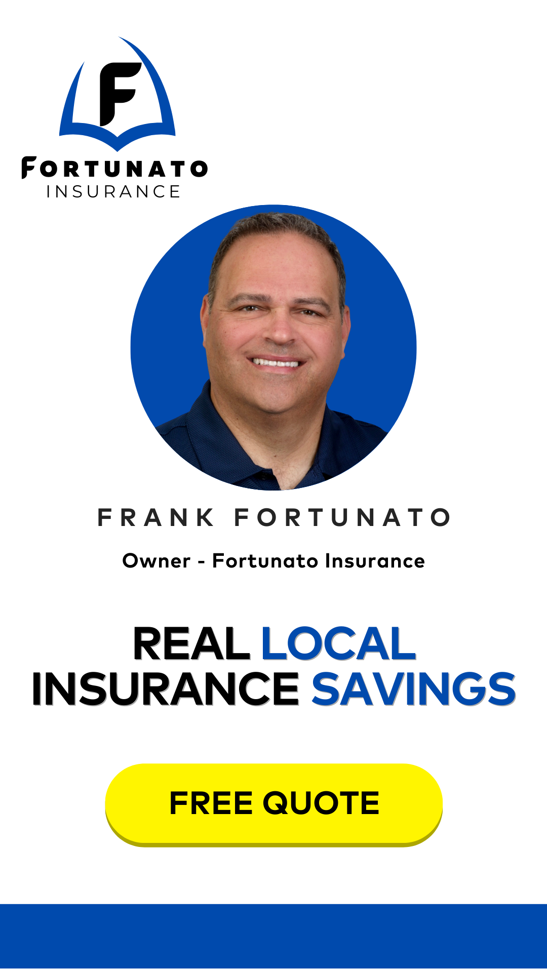 Fortunato Insurance Facebook ad