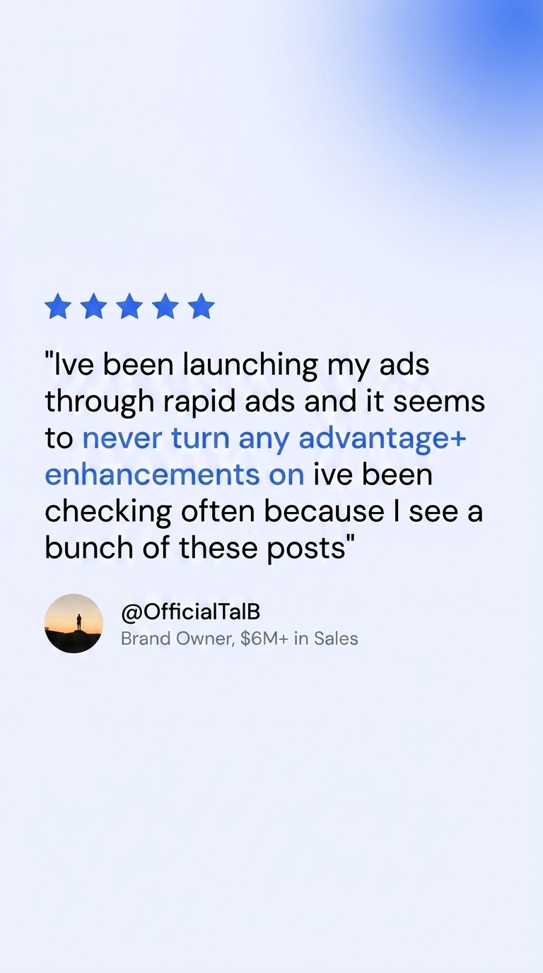 Rapid Ads Facebook ad