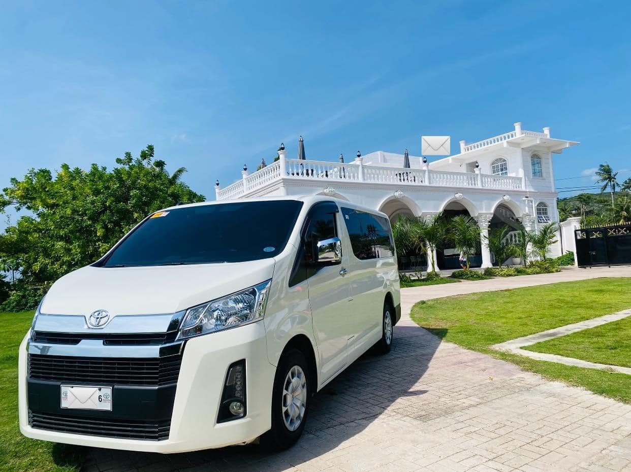 Quinta Cebu Van Rentals and Tours Facebook ad: We Offer Affordable VAN FOR RENT with Driver.