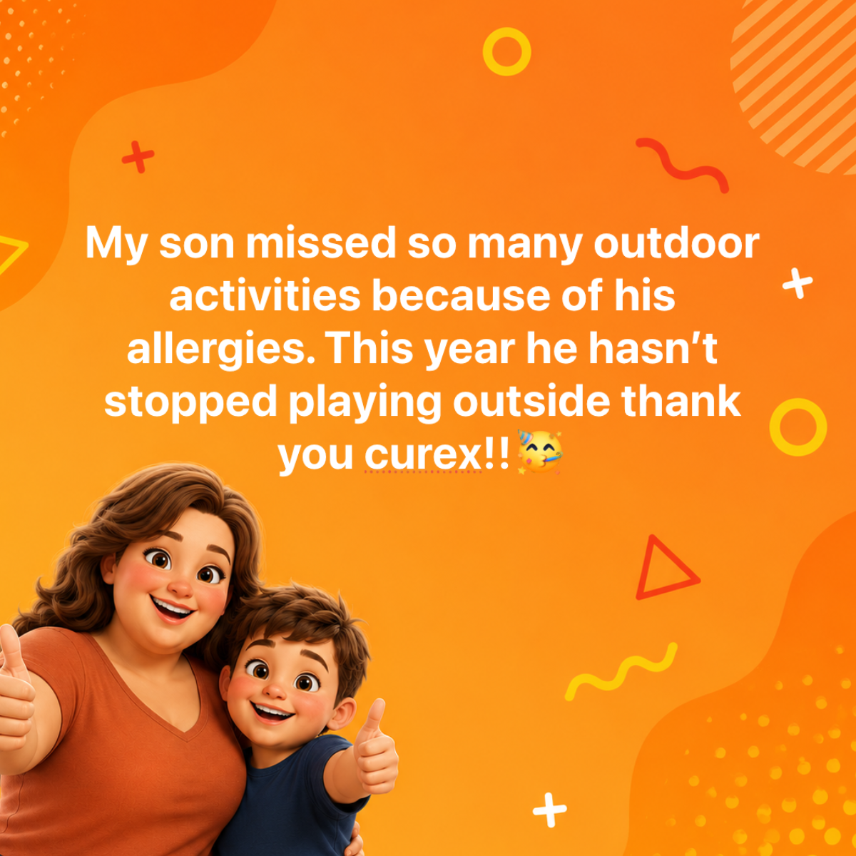 Curex Allergy Facebook ad