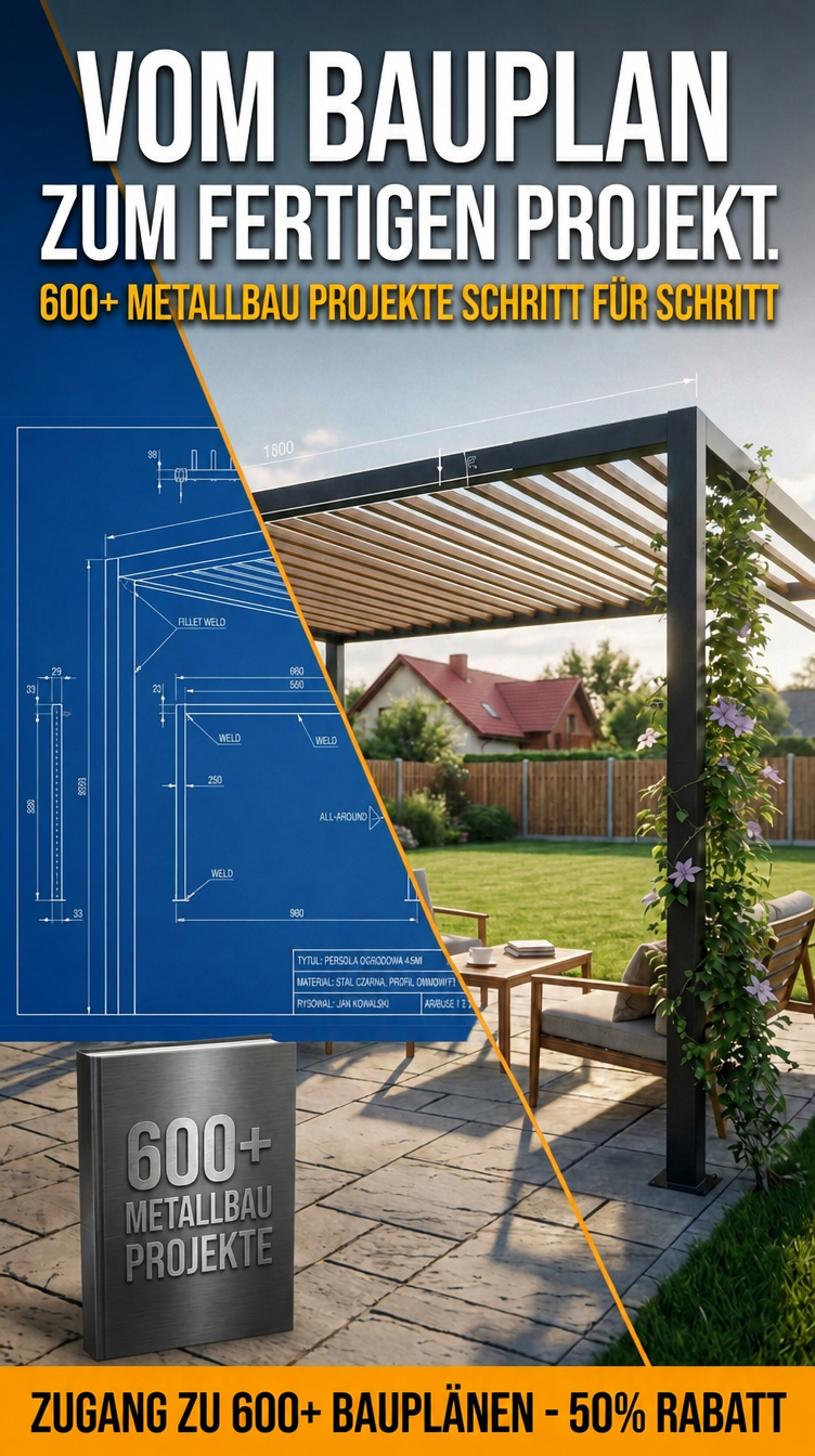 Master Crafts DIY Facebook ad: 600+ Metallbau Projekte