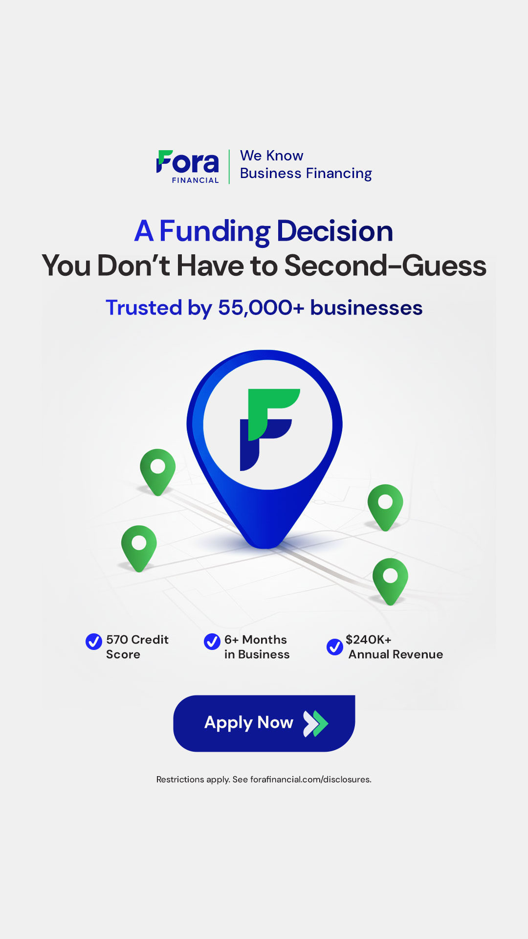 Fora Financial Facebook ad