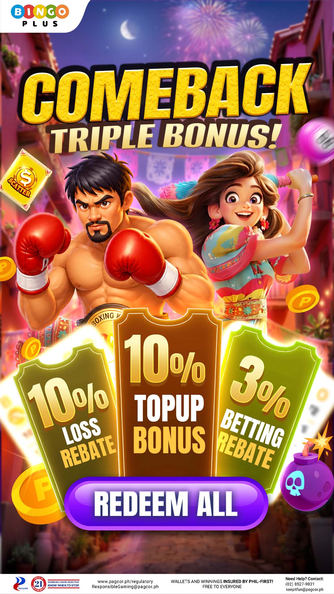BingoPlus Facebook ad
