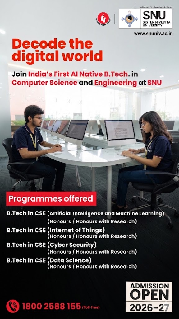 Sister Nivedita University Facebook ad: HS Results Are Out, Now Choose the B.Tech That Launches…