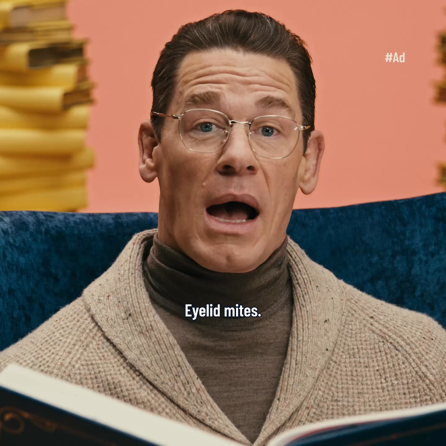 XDEMVY (lotilaner ophthalmic solution) 0.25% Facebook ad: John Cena Mite Be Obsessed with XDEMVY (39c)