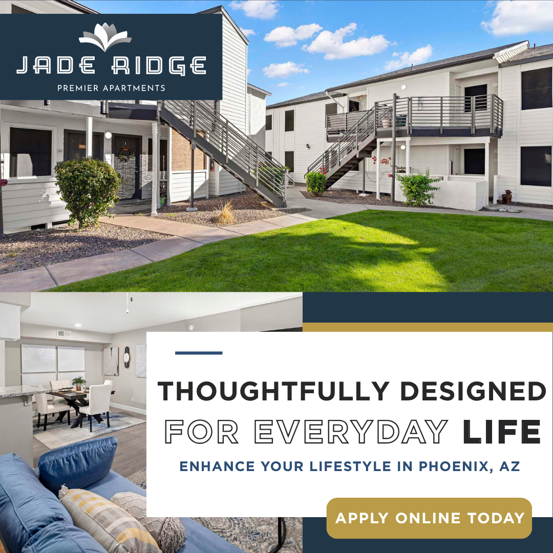 Jade Ridge Apartments Facebook ad from Jul 1, 2026