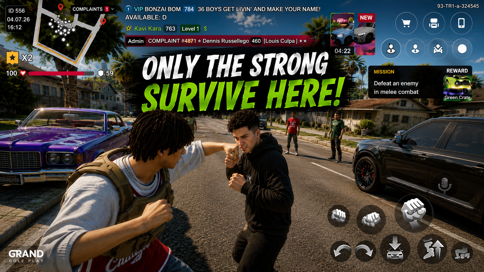 RP Grand. Open World Mobile Game Facebook ad
