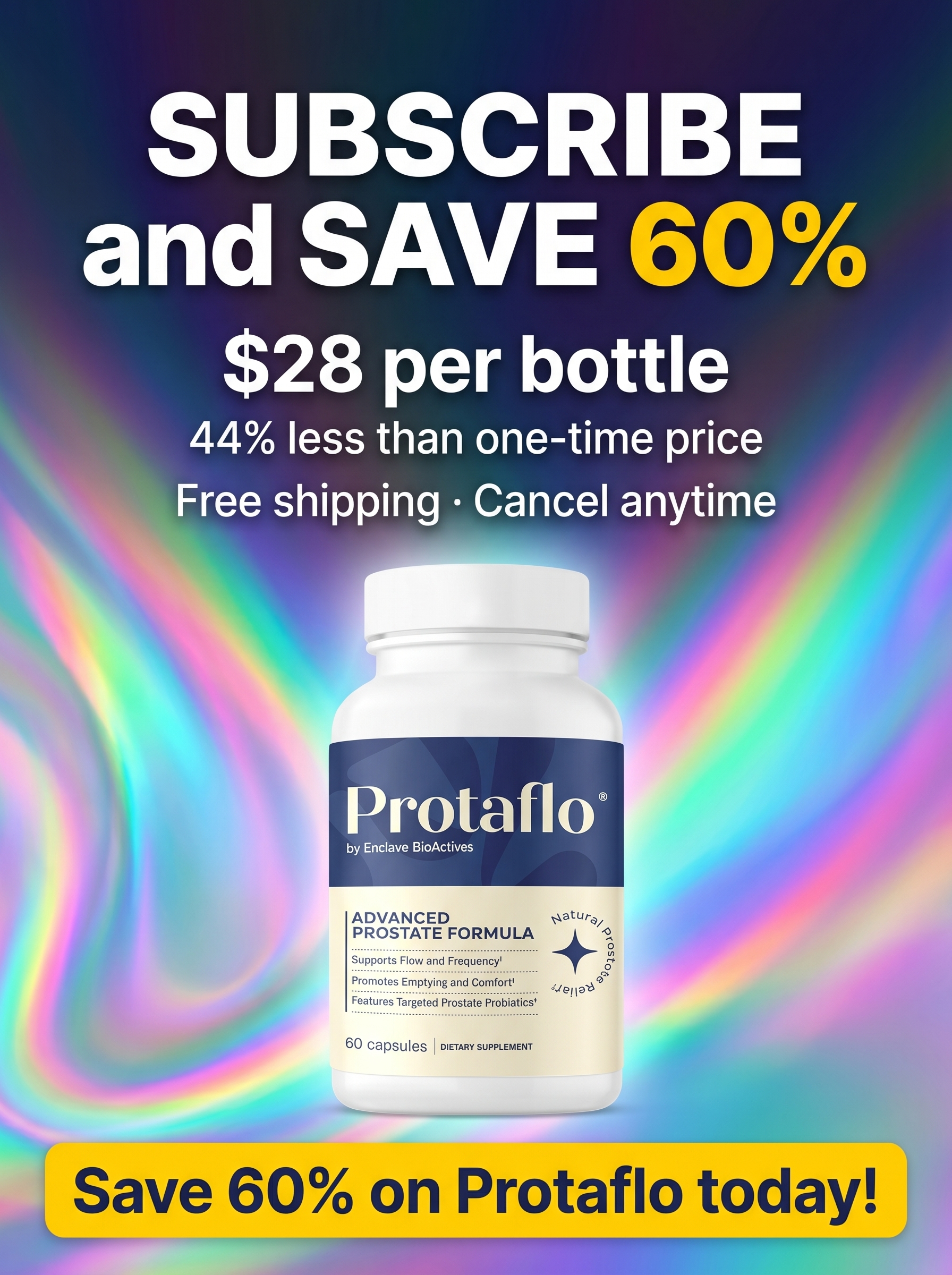 Protaflo Facebook ad