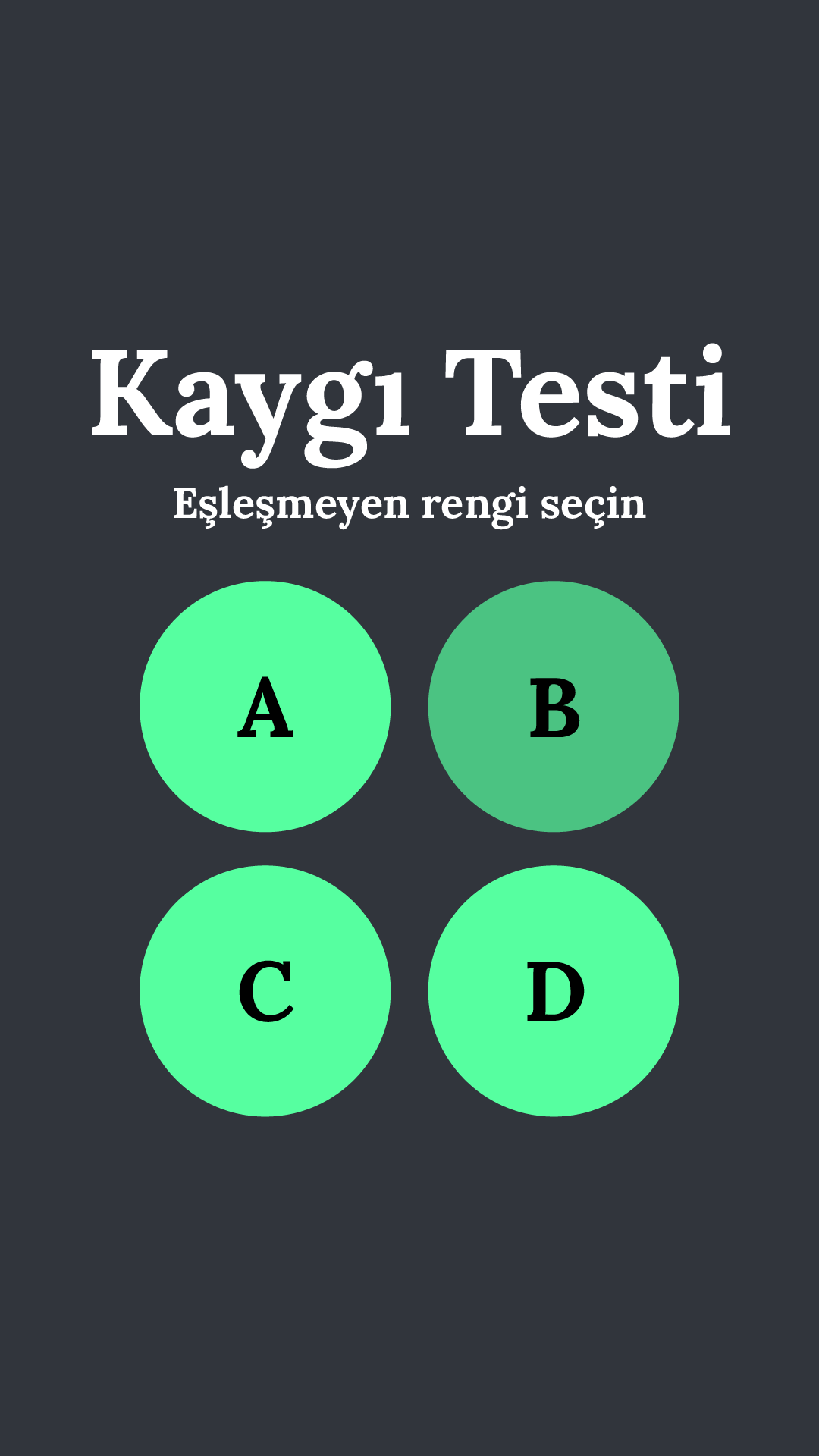International Brain Test Facebook ad