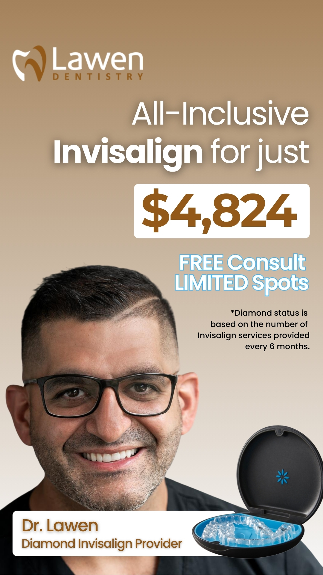 Lawen Dentistry Facebook ad from Dec 8, 2025