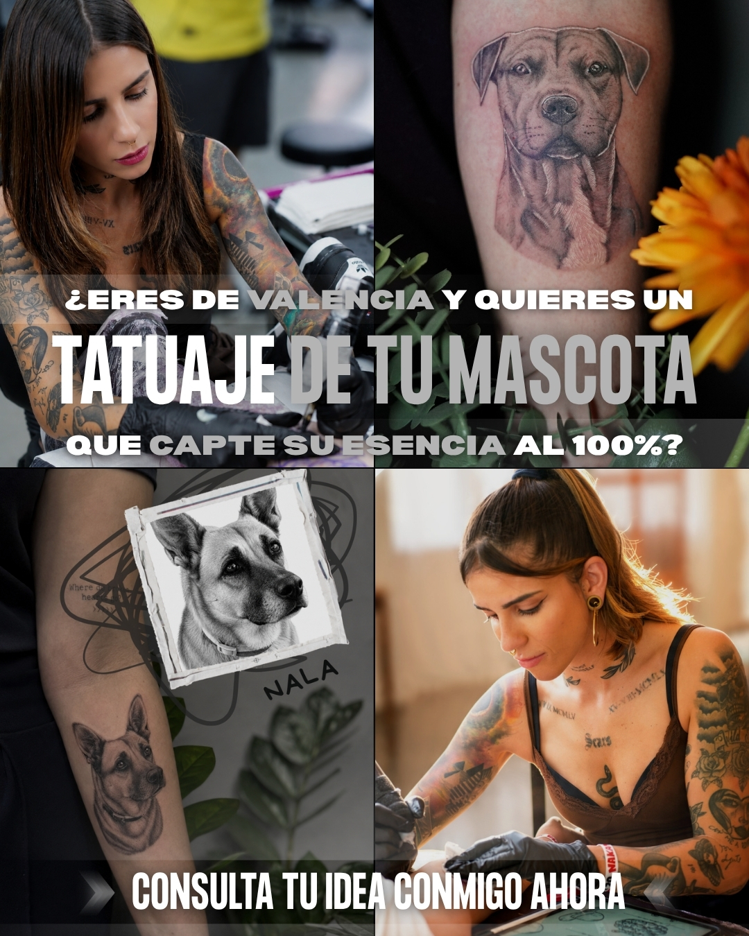 Lucia Lopez Tattoo Facebook ad: Un tatuaje bien pensado no envejece: se queda…