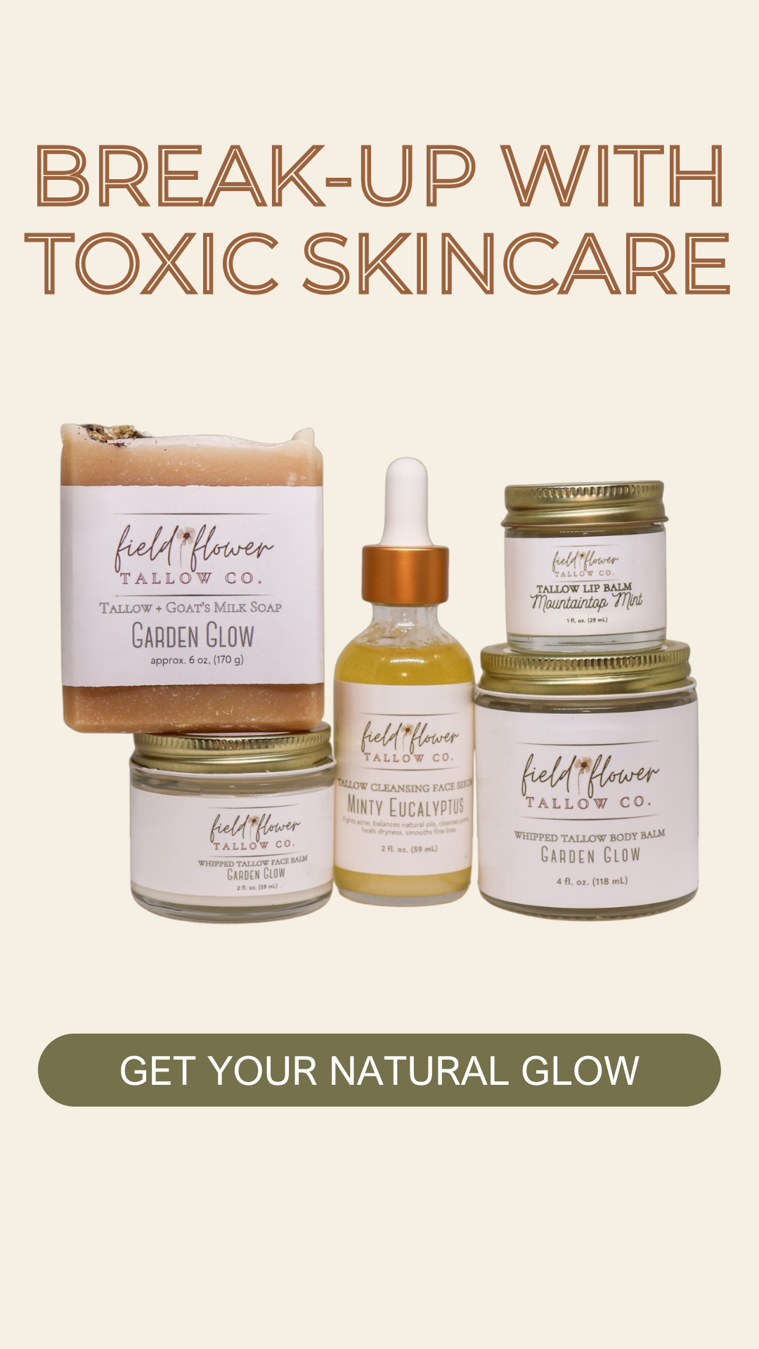 Field Flower Tallow Co. Facebook ad