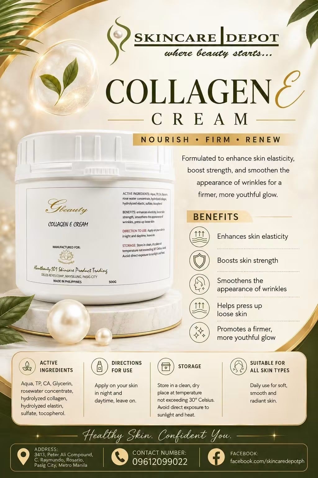 Skincare depot.ph Facebook ad