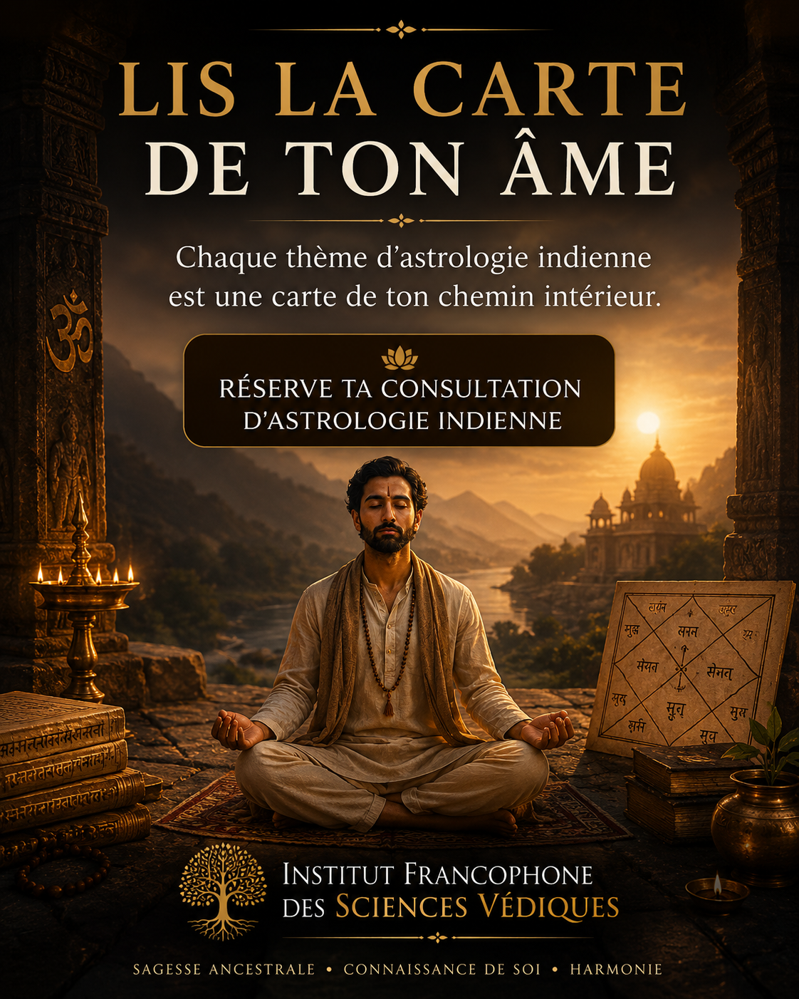 Institut Francophone des Sciences Védiques Facebook ad