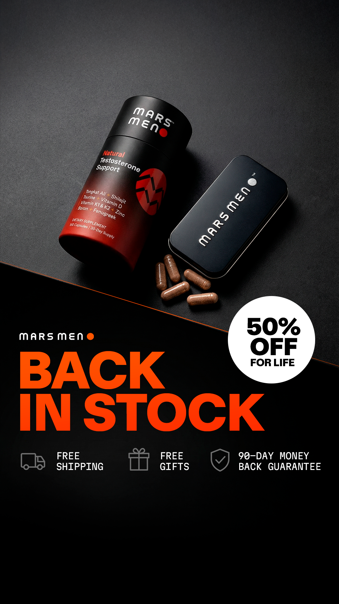 Mars Men Facebook ad