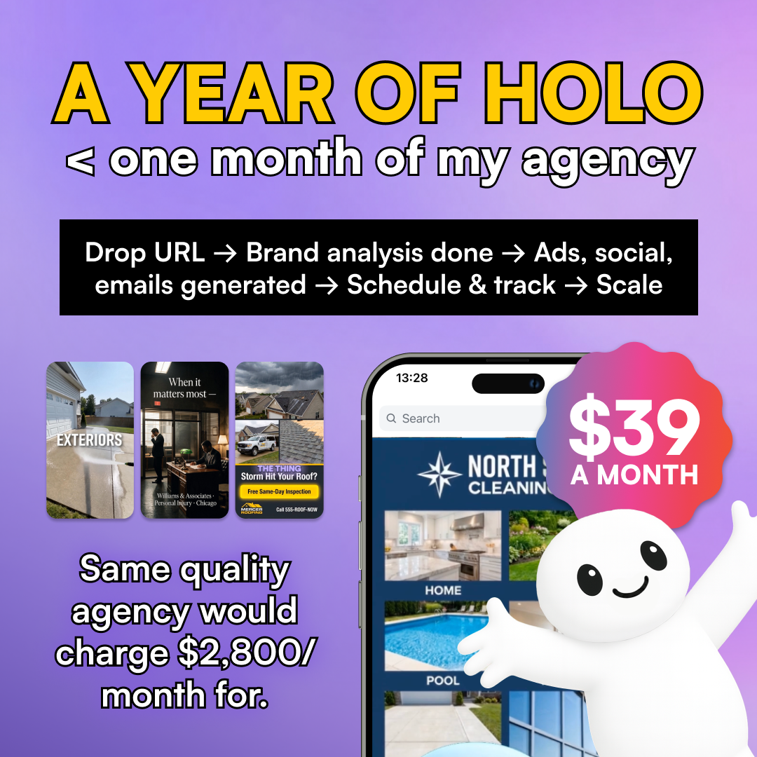 Holo Facebook ad