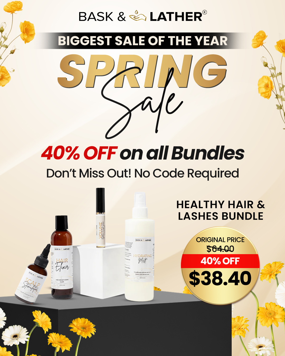 Bask & Lather Co Facebook ad