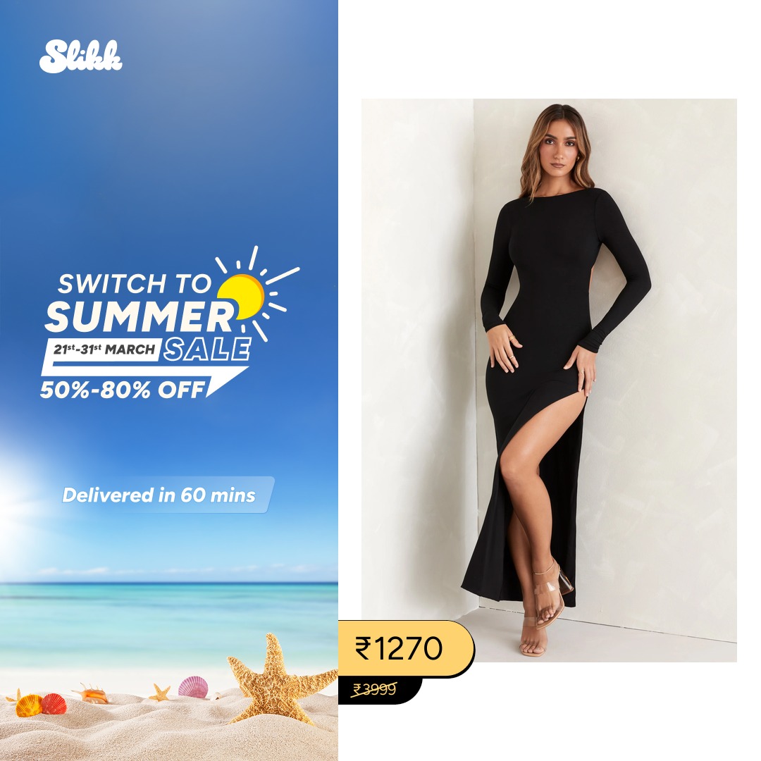 Slikk: Fashion in 60 Mins Facebook ad