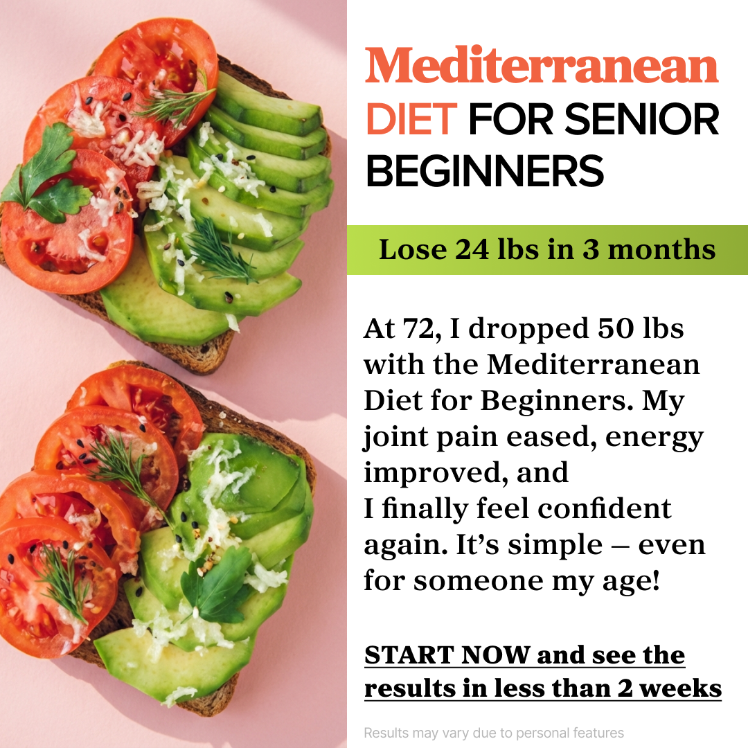 Mediterranean Diet for Beginners Facebook ad: It Only Takes 2 Weeks to Make a Difference
