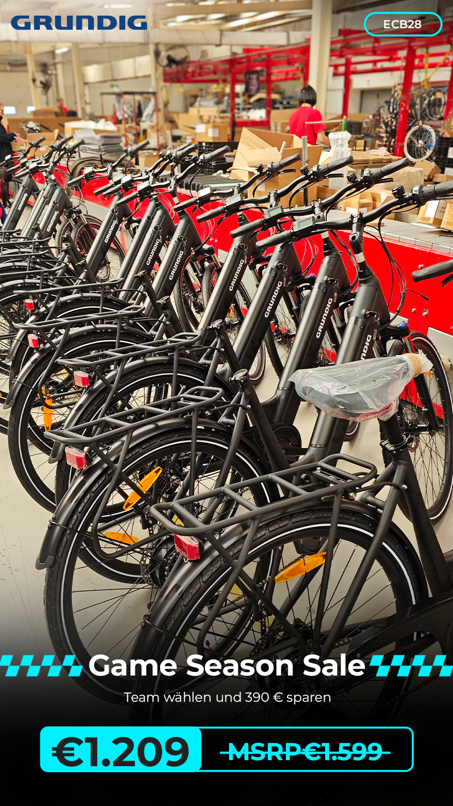 Grundig-bike Facebook ad