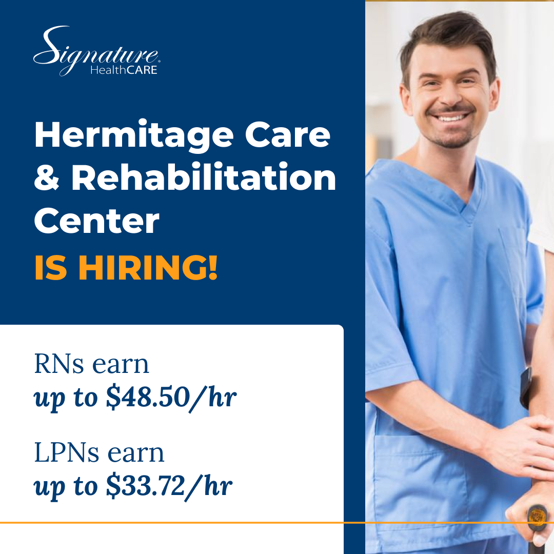 Signature HealthCARE Facebook ad: Now hiring RNs and LPNs in Kentucky at…