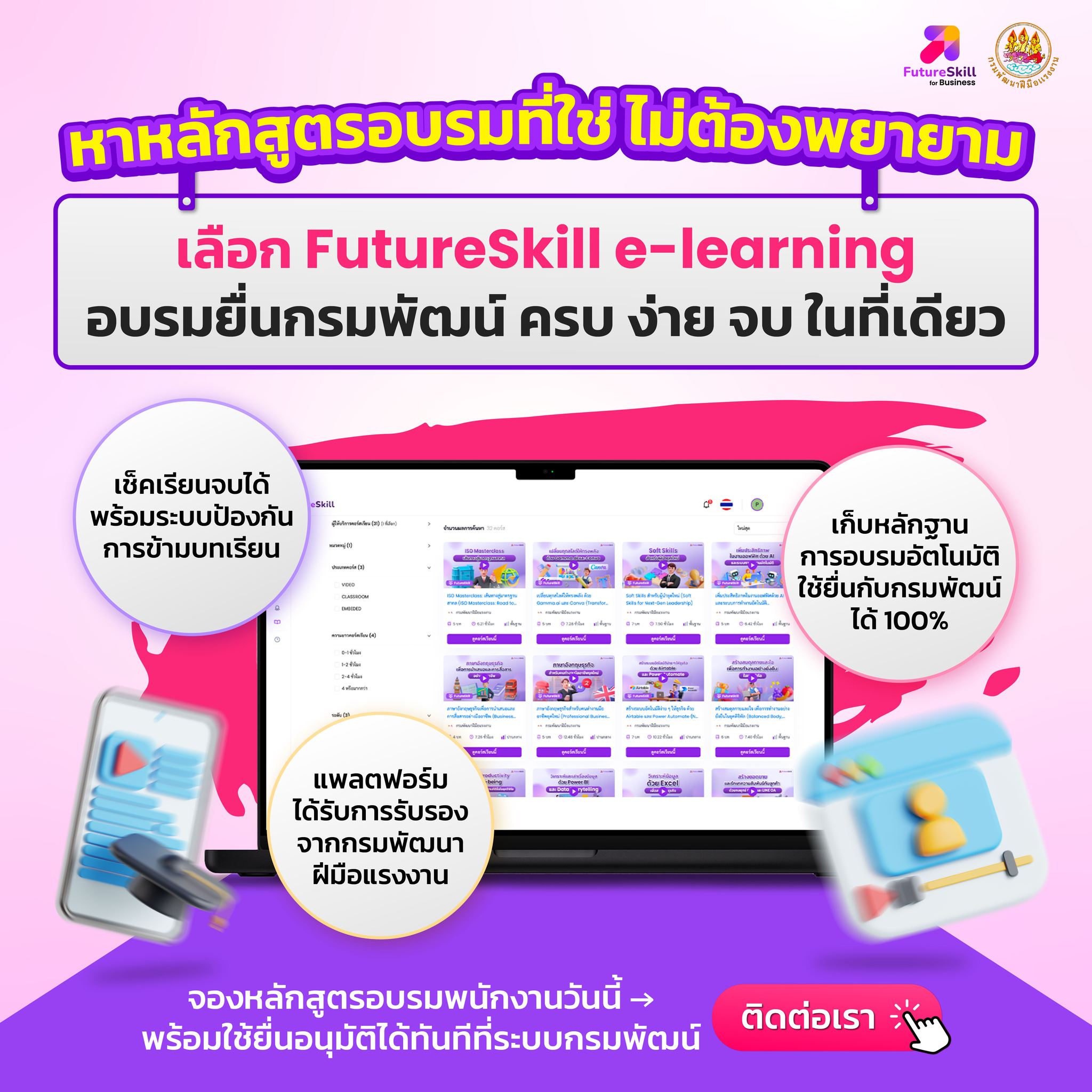 FutureSkill for Business Facebook ad