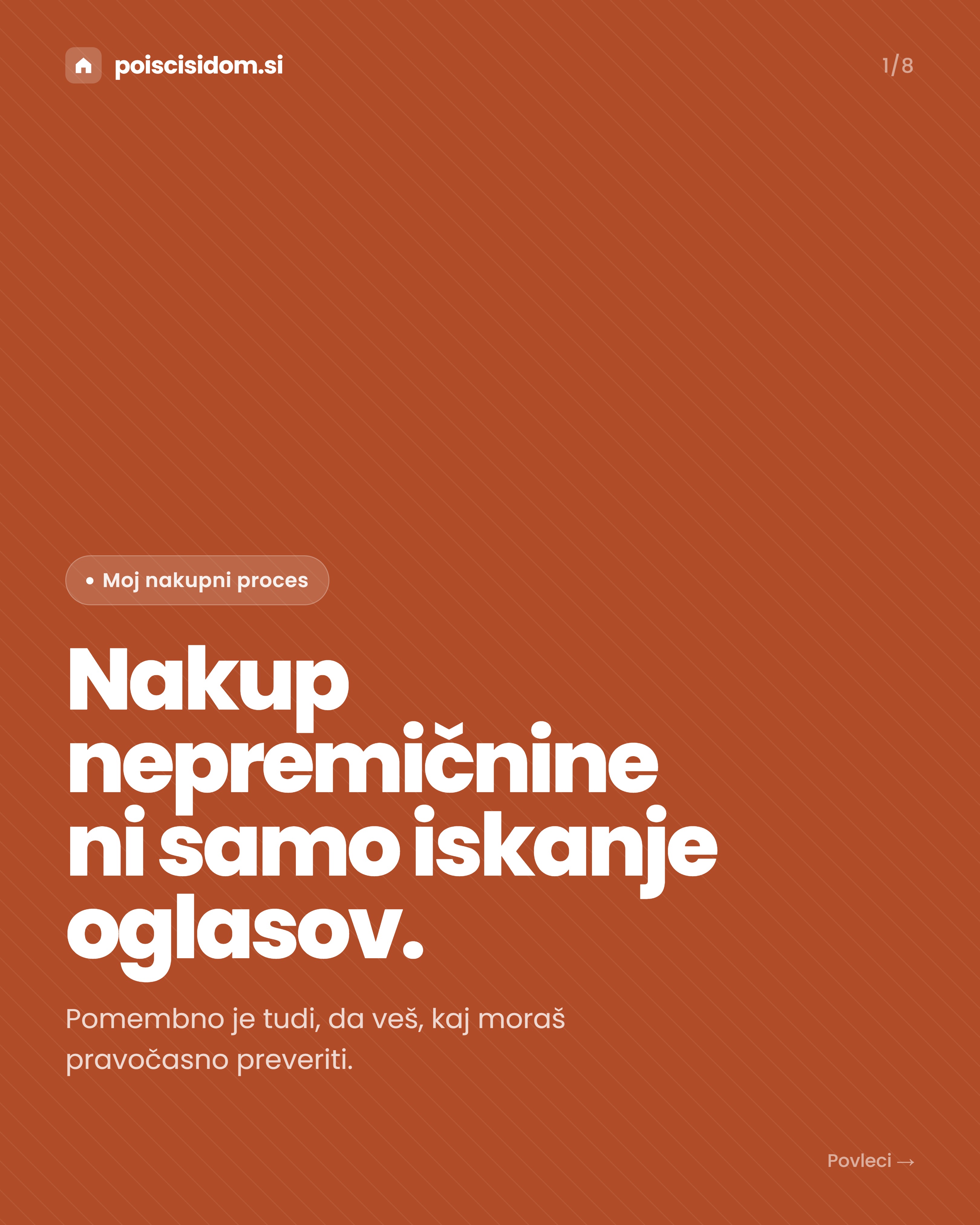 poiscisidom Facebook ad: Nakup nepremičnine ni samo iskanje oglasov.