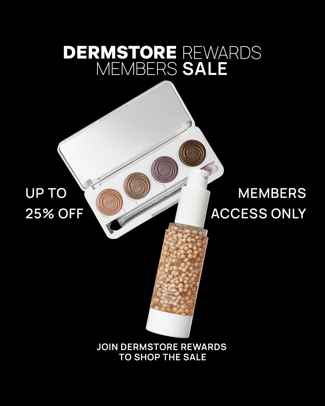 Dermstore Facebook ad: Become a Dermstore Rewards Member for exclusive sale…