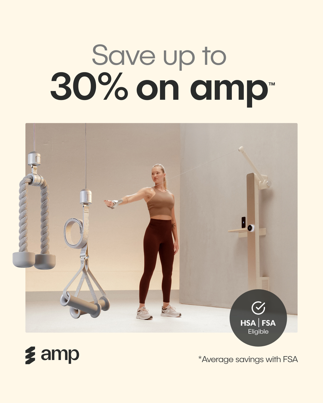 amp fitness Facebook ad from Nov 13, 2025