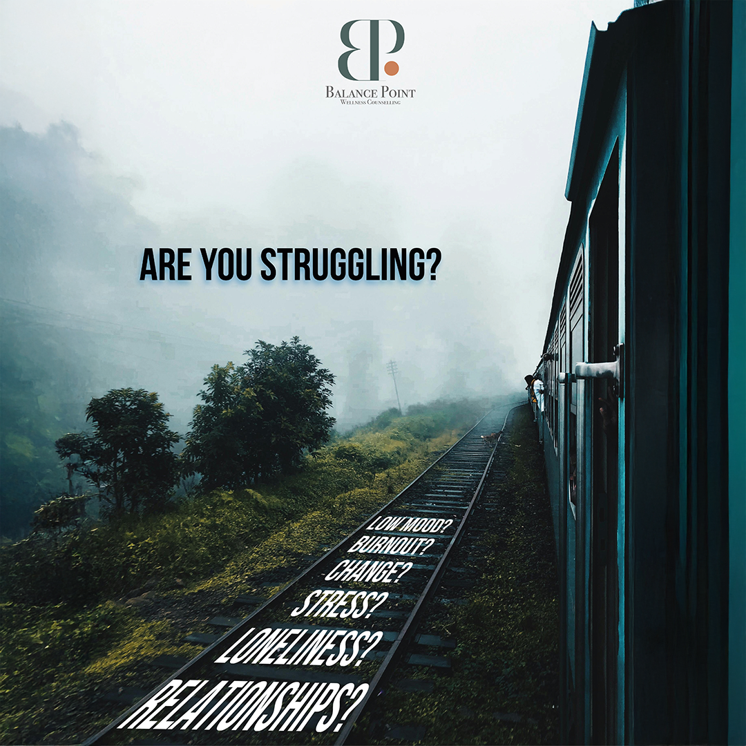 Balance Point Counselling Facebook ad: Feeling overwhelmed or stressed?