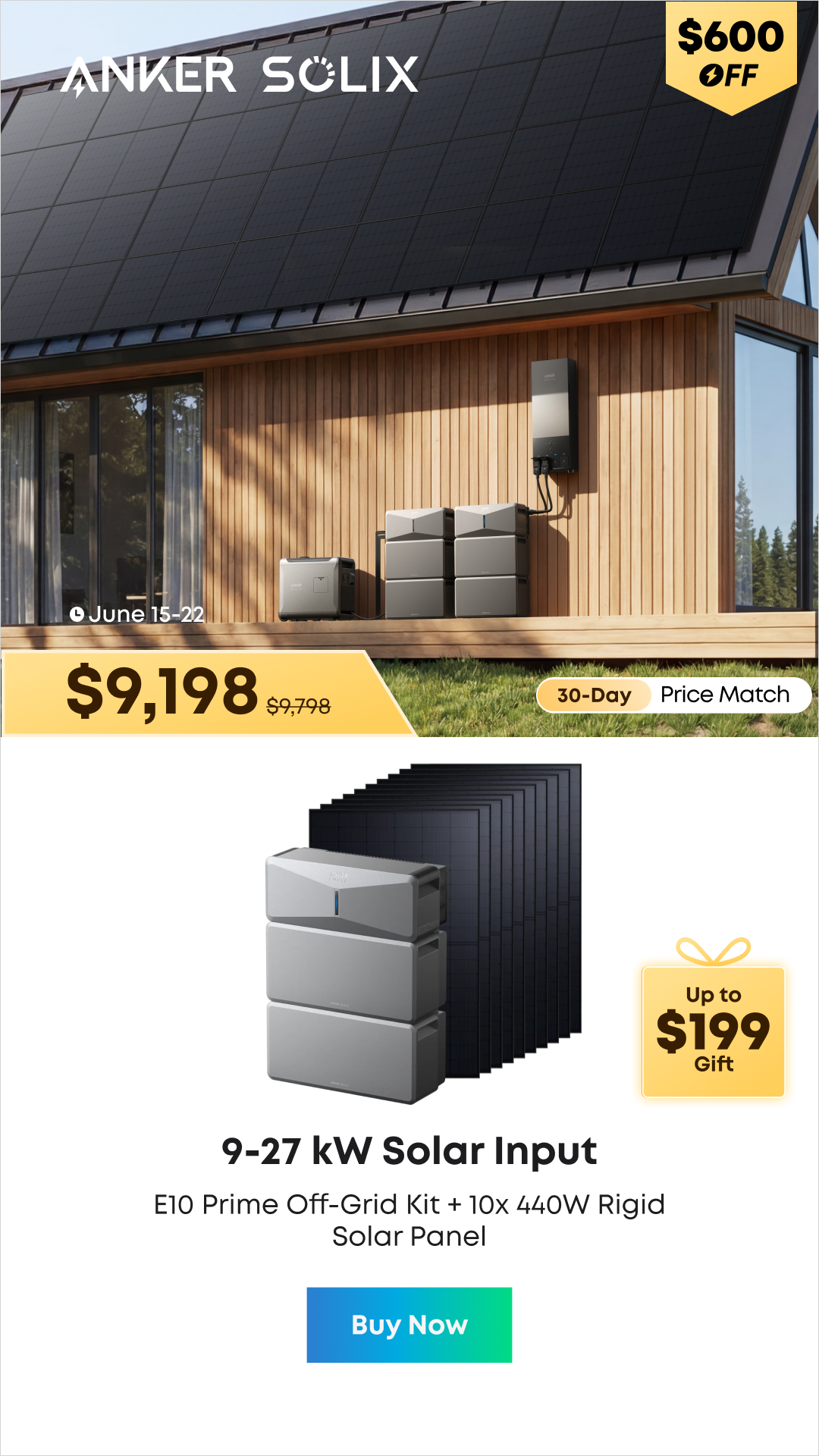 Anker SOLIX Facebook ad