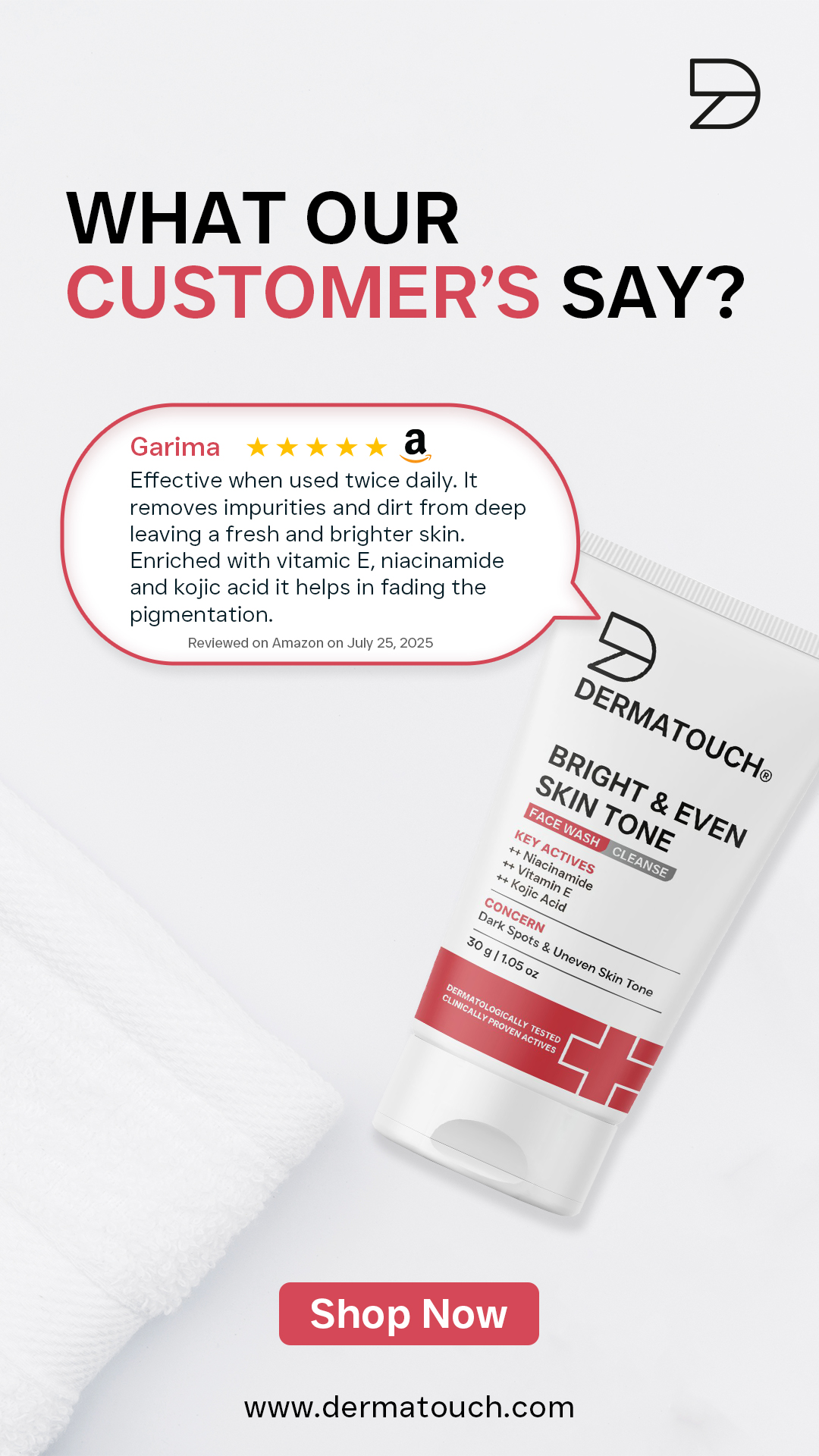 Dermatouch Facebook ad