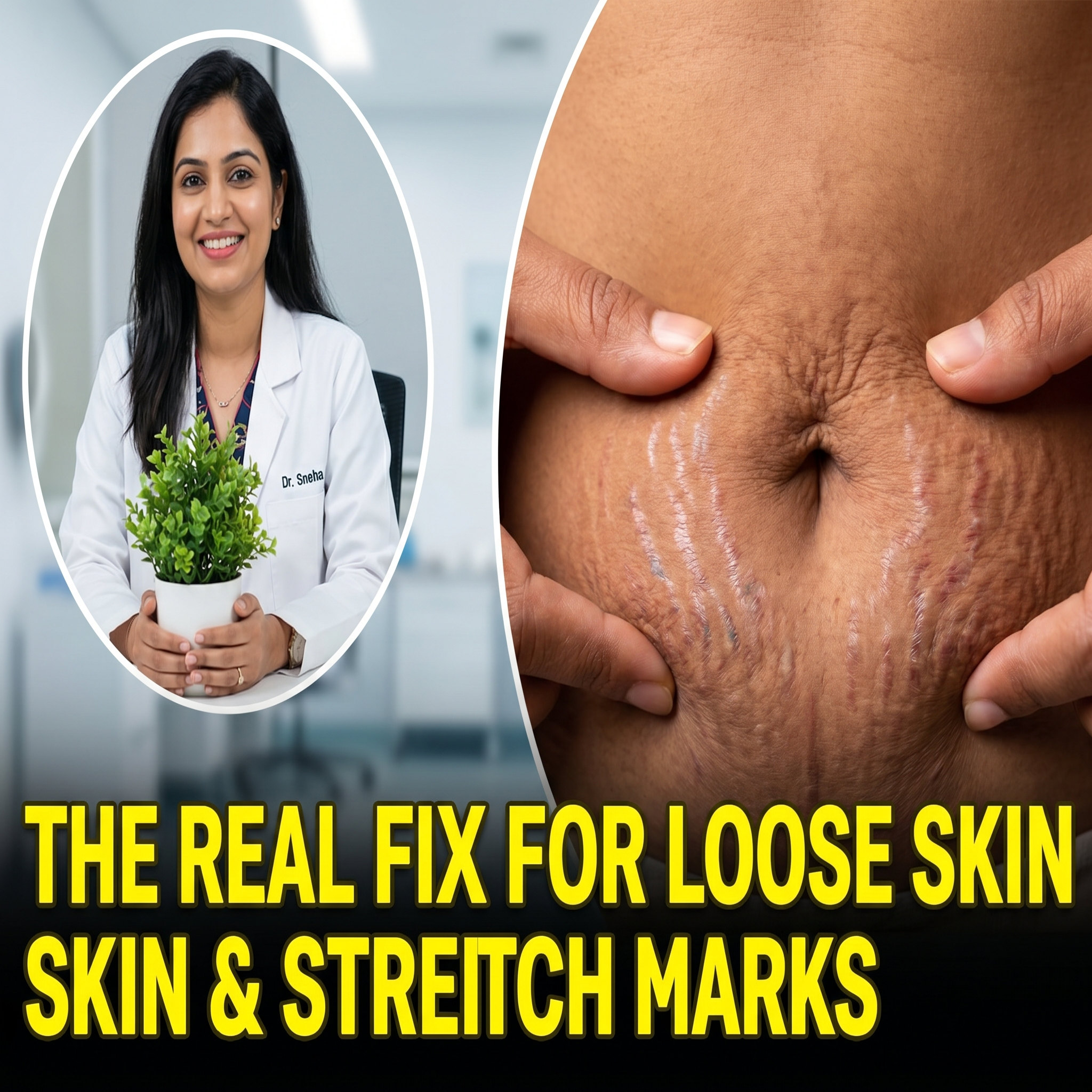Evora Tighten Collection Facebook ad: Why Your Stretch-Mark Oil Never Worked